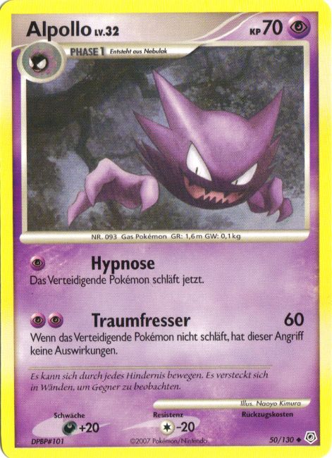 Alpollo 50 — Diamant & Perl (German Pokémon TCG card)