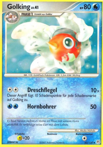 Golking 62 — Diamant & Perl (German Pokémon TCG card)