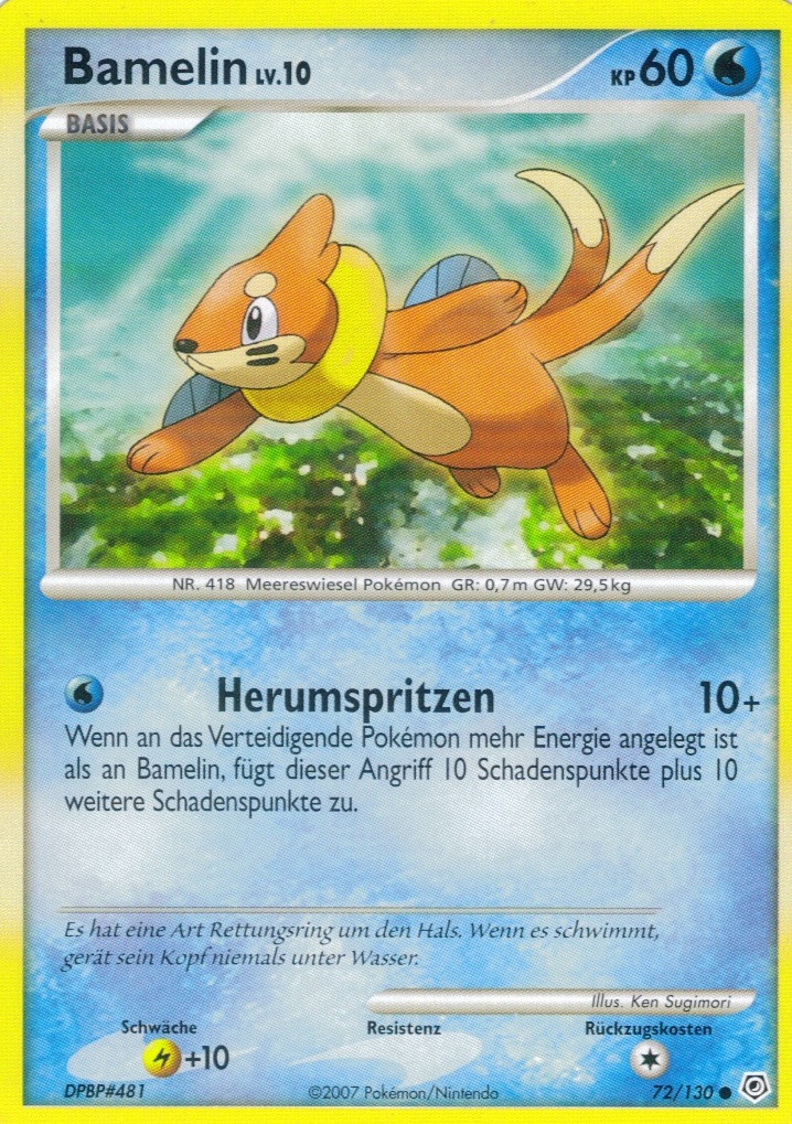 Bamelin 72 — Diamant & Perl (German Pokémon TCG card)