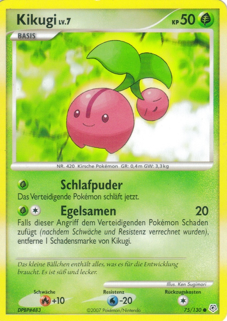 Kikugi 75 — Diamant & Perl (German Pokémon TCG card)