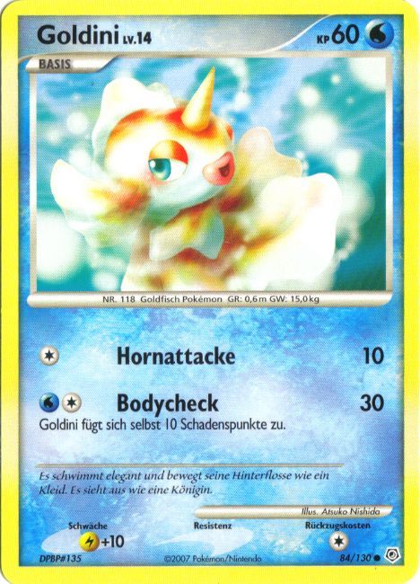 Goldini 84 — Diamant & Perl (German Pokémon TCG card)