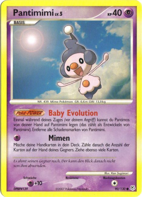 Pantimimi 90 — Diamant & Perl (German Pokémon TCG card)