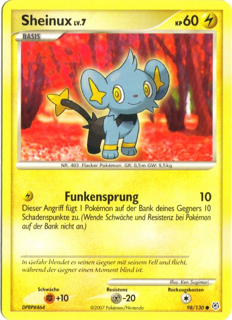 Sheinux 98 — Diamant & Perl (German Pokémon TCG card)