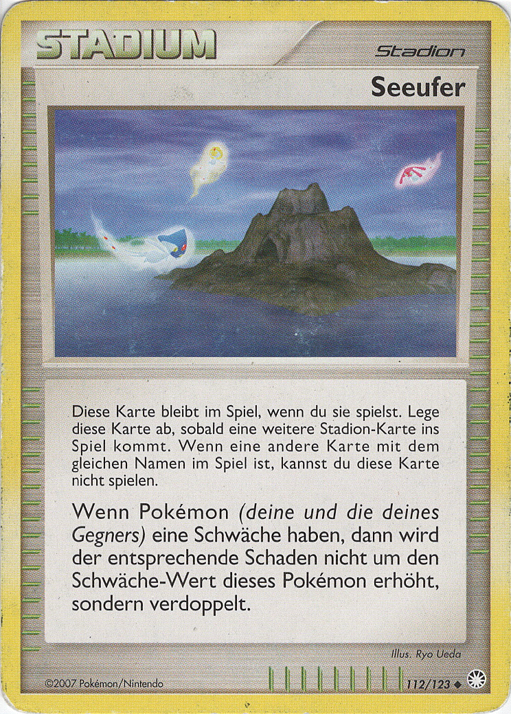 Seeufer 112 — Geheimnisvolle Schätze (German Pokémon TCG card)