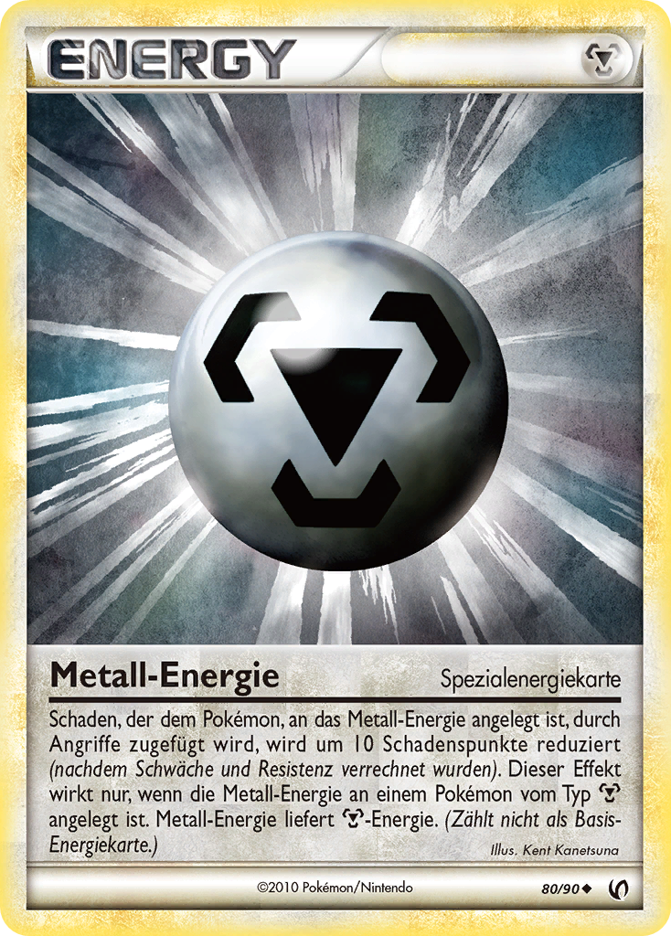 Metall-Energie 120 — Geheimnisvolle Schätze (German Pokémon TCG card)