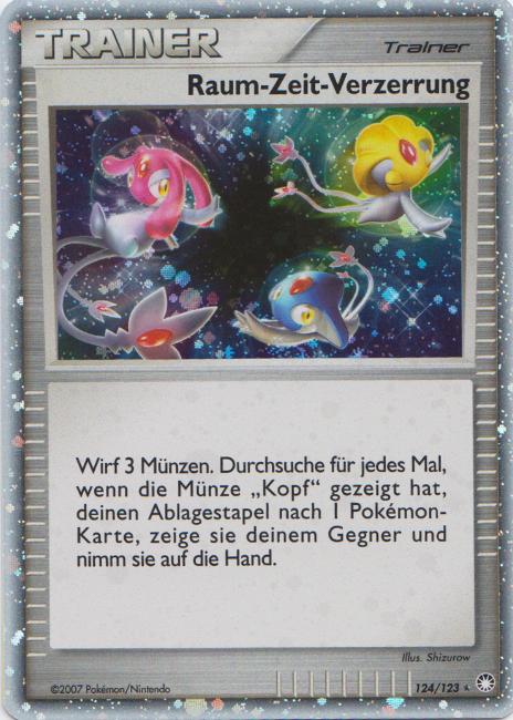Raum-Zeit-Verzerrung 124 — Geheimnisvolle Schätze (German Pokémon TCG card)