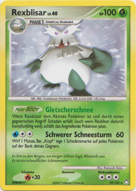 Rexblisar 19 — Geheimnisvolle Schätze (German Pokémon TCG card)