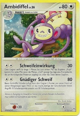 Ambidiffel 3 — Geheimnisvolle Schätze (German Pokémon TCG card)