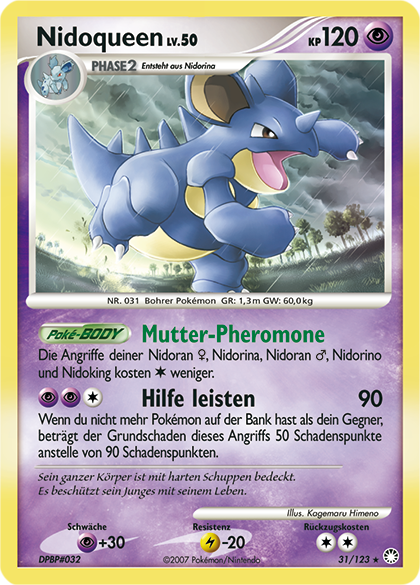 Nidoqueen 31 — Geheimnisvolle Schätze (German Pokémon TCG card)