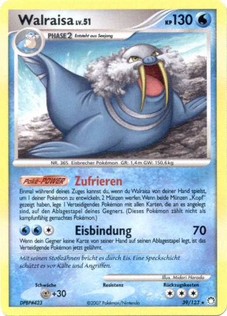 Walraisa 39 — Geheimnisvolle Schätze (German Pokémon TCG card)
