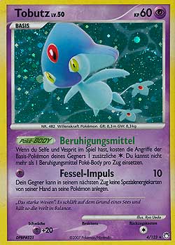Tobutz 4 — Geheimnisvolle Schätze (German Pokémon TCG card)