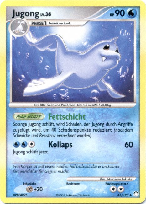 Jugong 45 — Geheimnisvolle Schätze (German Pokémon TCG card)