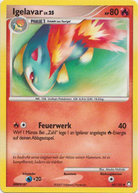 Igelavar 60 — Geheimnisvolle Schätze (German Pokémon TCG card)