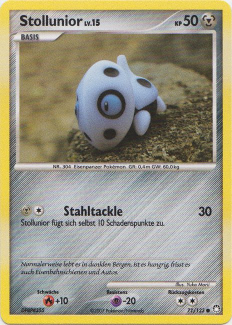 Stollunior 71 — Geheimnisvolle Schätze (German Pokémon TCG card)