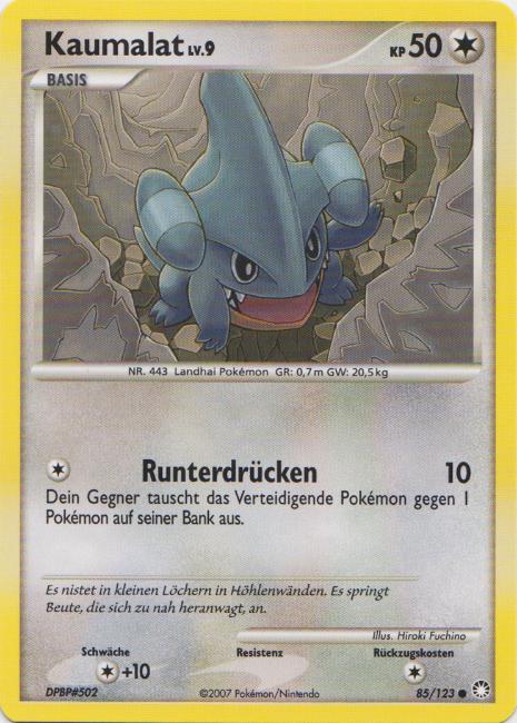 Kaumalat 85 — Geheimnisvolle Schätze (German Pokémon TCG card)