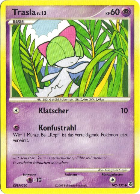 Trasla 102 — Rätselhafte Wunder (German Pokémon TCG card)
