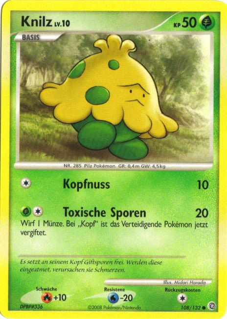 Knilz 108 — Rätselhafte Wunder (German Pokémon TCG card)