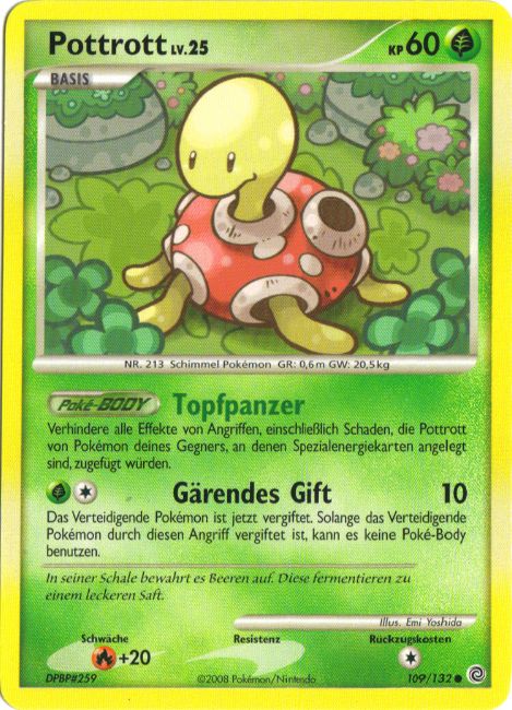Pottrott 109 — Rätselhafte Wunder (German Pokémon TCG card)