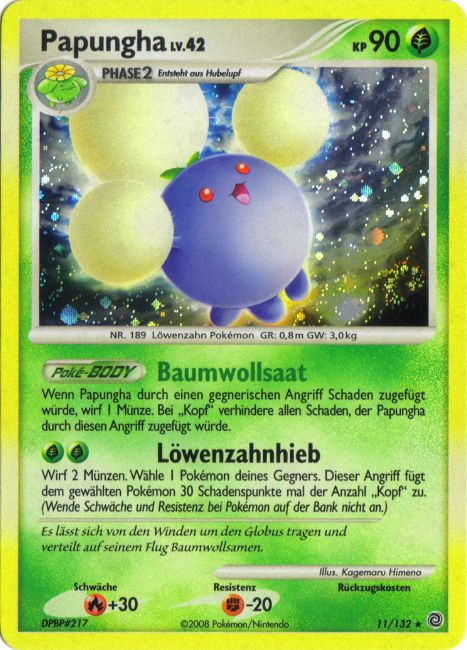 Papungha 11 — Rätselhafte Wunder (German Pokémon TCG card)