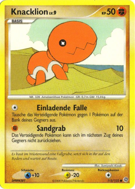 Knacklion 115 — Rätselhafte Wunder (German Pokémon TCG card)