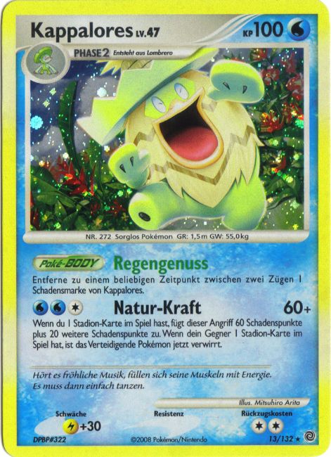 Kappalores 13 — Rätselhafte Wunder (German Pokémon TCG card)