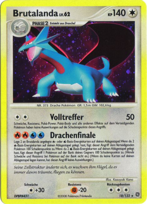 Brutalanda 18 — Rätselhafte Wunder (German Pokémon TCG card)
