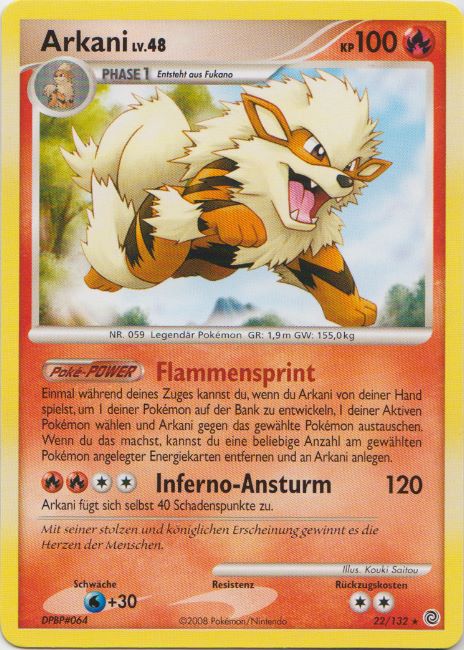 Arkani 22 — Rätselhafte Wunder (German Pokémon TCG card)
