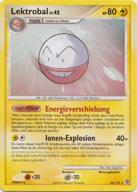 Lektrobal 26 — Rätselhafte Wunder (German Pokémon TCG card)