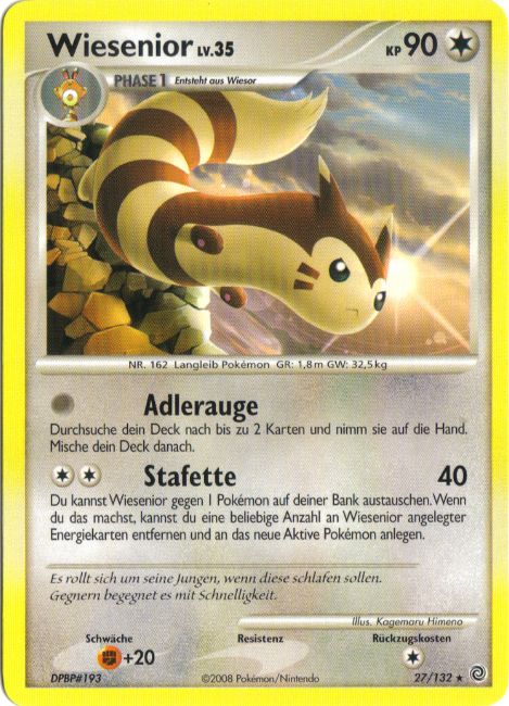 Wiesenior 27 — Rätselhafte Wunder (German Pokémon TCG card)