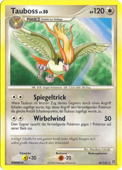 Tauboss 35 — Rätselhafte Wunder (German Pokémon TCG card)