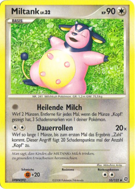 Miltank 55 — Rätselhafte Wunder (German Pokémon TCG card)