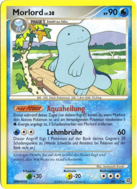 Morlord 60 — Rätselhafte Wunder (German Pokémon TCG card)