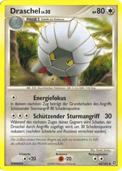 Draschel 64 — Rätselhafte Wunder (German Pokémon TCG card)