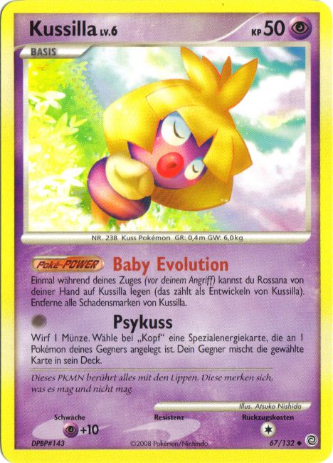 Kussilla 67 — Rätselhafte Wunder (German Pokémon TCG card)