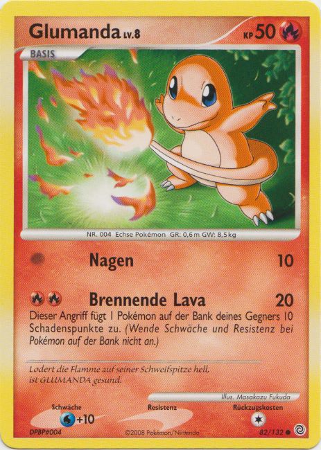 Glumanda 82 — Rätselhafte Wunder (German Pokémon TCG card)