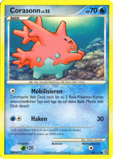 Corasonn 84 — Rätselhafte Wunder (German Pokémon TCG card)
