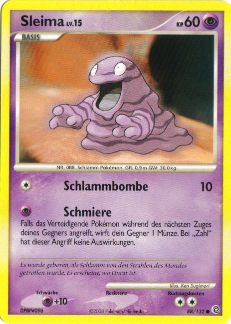 Sleima 88 — Rätselhafte Wunder (German Pokémon TCG card)