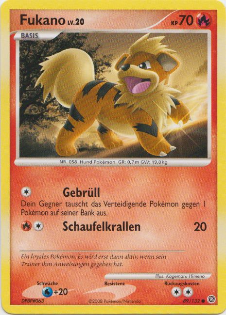 Fukano 89 — Rätselhafte Wunder (German Pokémon TCG card)