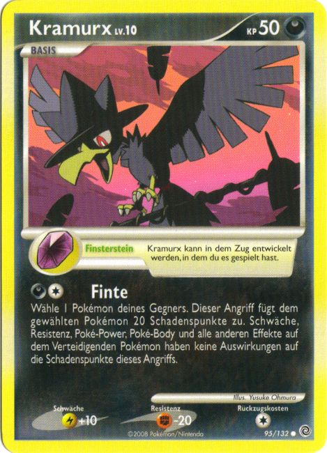 Kramurx 95 — Rätselhafte Wunder (German Pokémon TCG card)