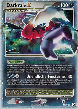 Darkrai 104 — Epische Begegnungen (German Pokémon TCG card)