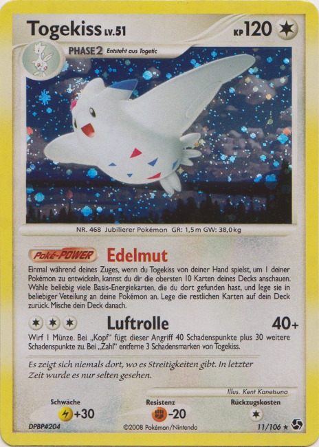 Togekiss 11 — Epische Begegnungen (German Pokémon TCG card)