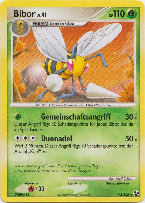 Bibor 13 — Epische Begegnungen (German Pokémon TCG card)
