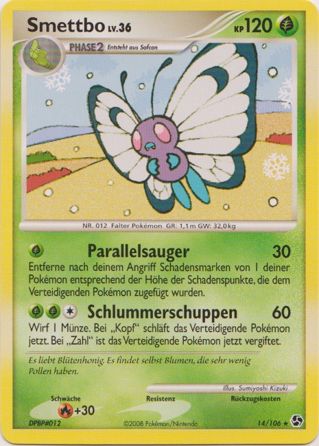 Smettbo 14 — Epische Begegnungen (German Pokémon TCG card)