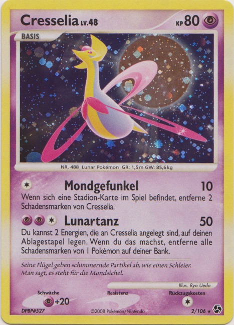 Cresselia 2 — Epische Begegnungen (German Pokémon TCG card)
