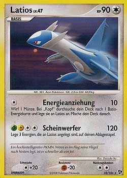 Latios 23 — Epische Begegnungen (German Pokémon TCG card)