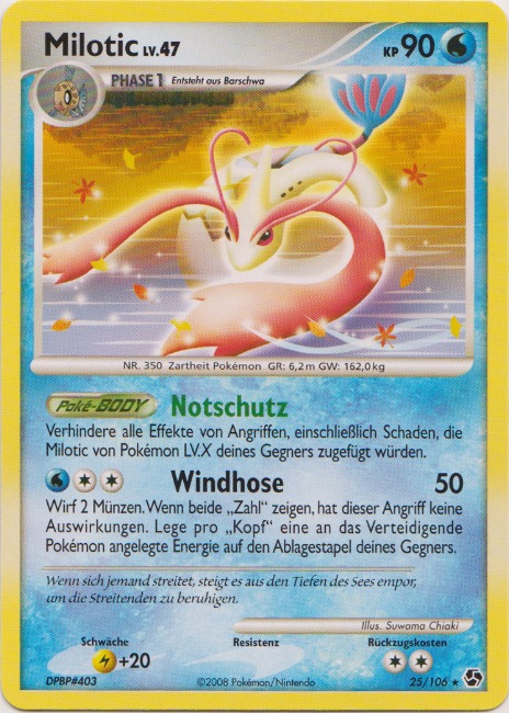 Milotic 25 — Epische Begegnungen (German Pokémon TCG card)