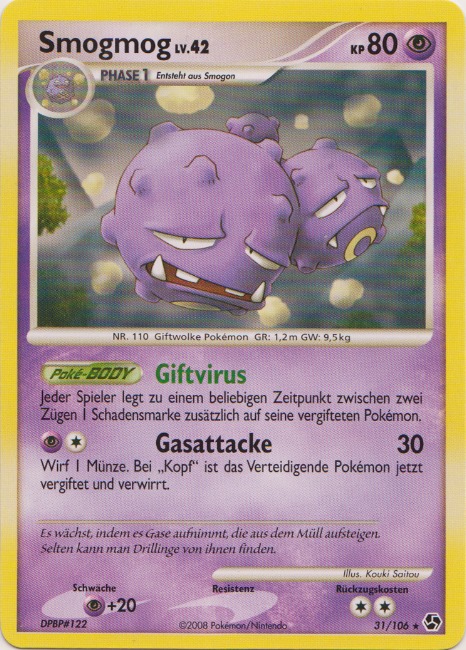 Smogmog 31 — Epische Begegnungen (German Pokémon TCG card)