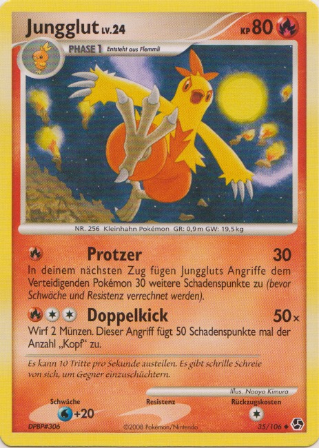 Jungglut 35 — Epische Begegnungen (German Pokémon TCG card)
