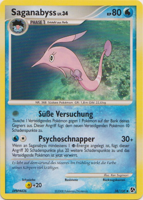 Saganabyss 38 — Epische Begegnungen (German Pokémon TCG card)