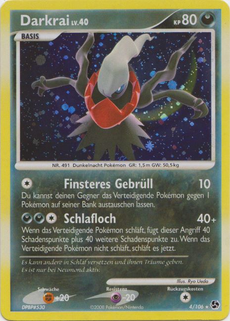 Darkrai 4 — Epische Begegnungen (German Pokémon TCG card)